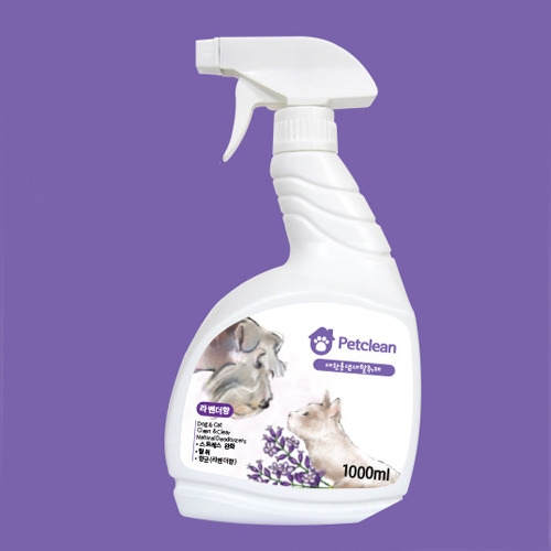 펫크린 탈취제1000ml(피톤치드향,라벤다향,베비비파우향,레몬향)