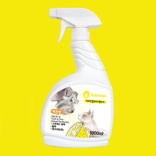 펫크린 탈취제1000ml(피톤치드향,라벤다향,베비비파우향,레몬향)