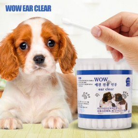 WOW 와우 애견전용면봉 80개입
